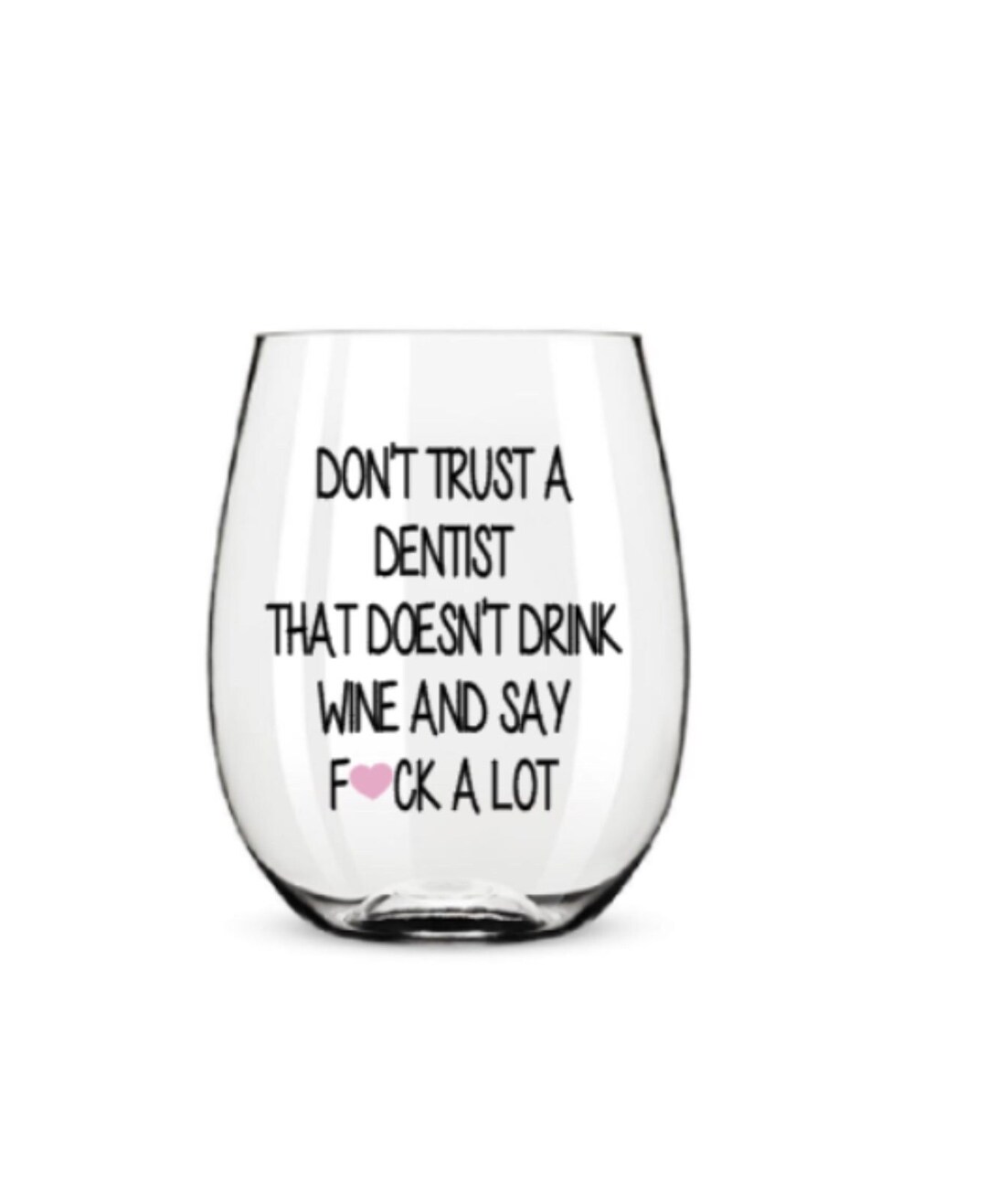 Dentist Wine Glass. Dentist Gift. Dentist Glass. Etsy