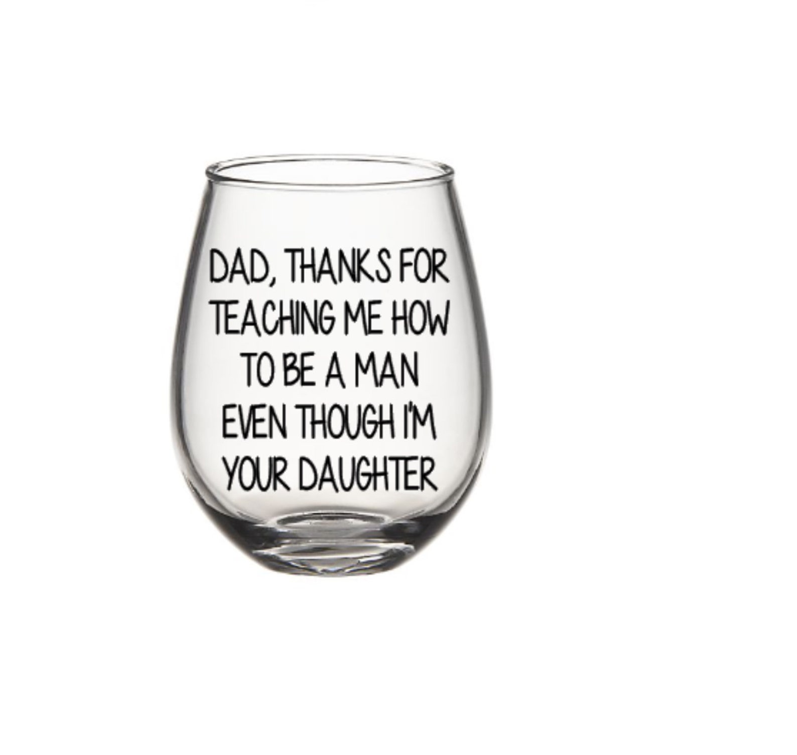 Dad Wine Glass. Dad Gift. Gift for Dad. Dad Glass. Dad Gifts. Etsy