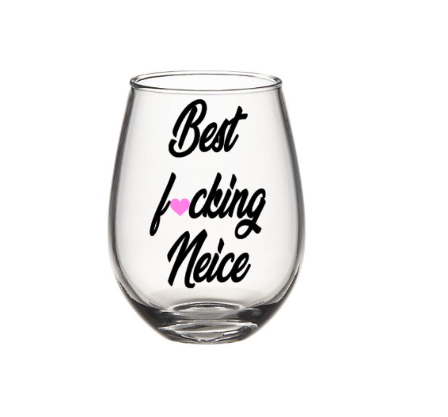 Niece Wine Glass. Niece Gift. Niece Glasses. Niece Gifts. - Etsy