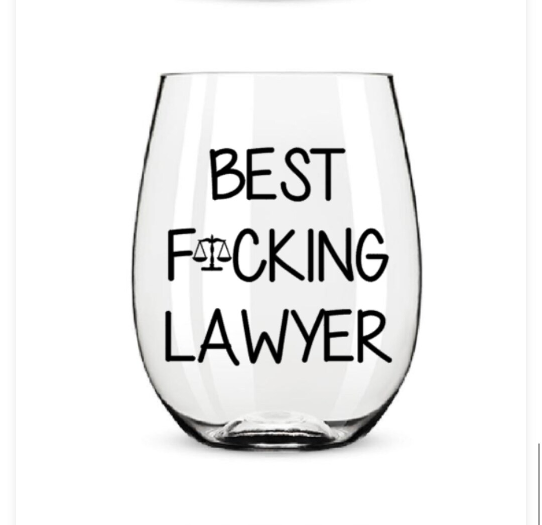 Lawyer Wine Glass. Lawyer Gift. Lawyer Glass. Etsy UK