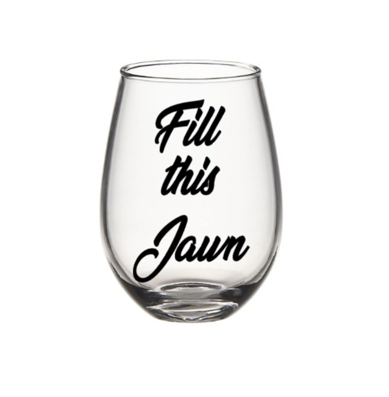 Philadelphia wine glass. Jawn wine glass Philly gift Philly wine glass