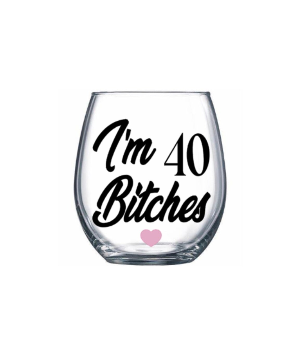 40th Wine Glass. 40 Wine Glass 40th Glass. 40 Glass. 40th Birthday Wine  Glass. Gift for 40th. 40 Birthday Wine Glass. 40 and Fabulous. - Etsy