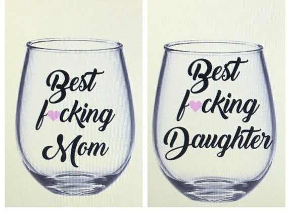 mother daughter wine glasses