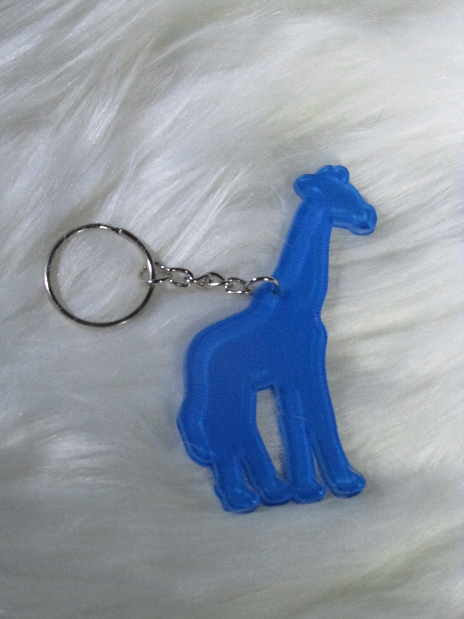 GIRAFFE KEYCHAIN Blue Etsy
