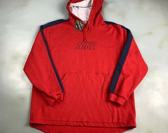 red nike sweatshirt womens
