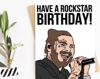 11+ Post Malone Happy Birthday Card Images