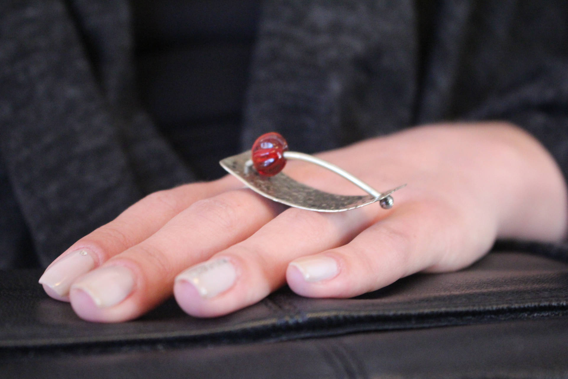 Ring Shape Red Adjustable Red Ring - Etsy