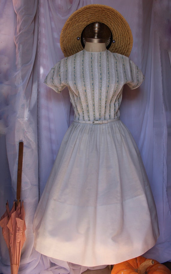 Vintage 1950's Summer Dress | L' aiglon Dress