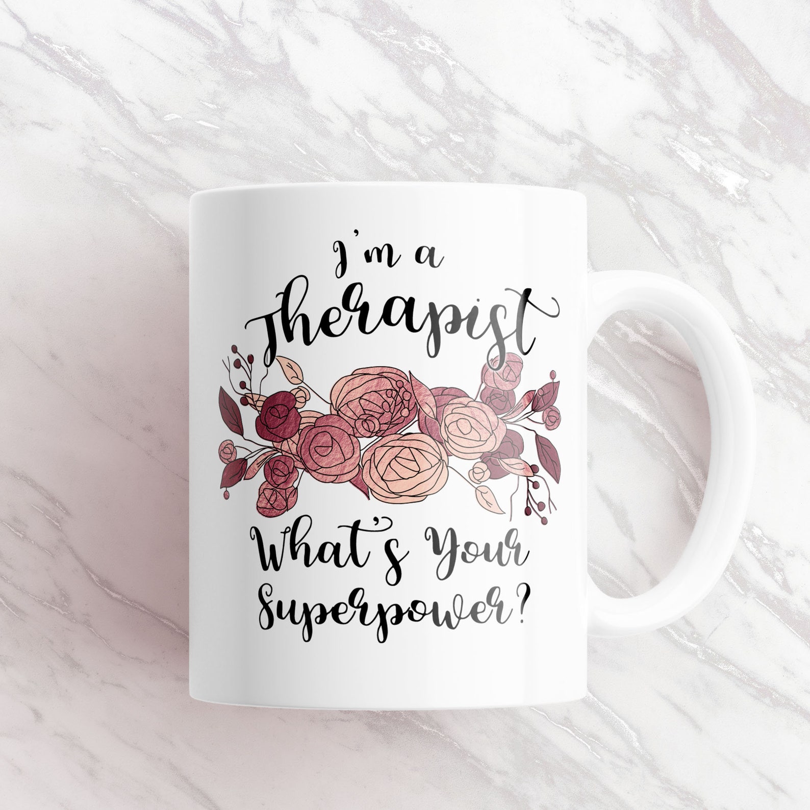 Therapist Gift Therapist Mug Therapist Office Therapist Etsy