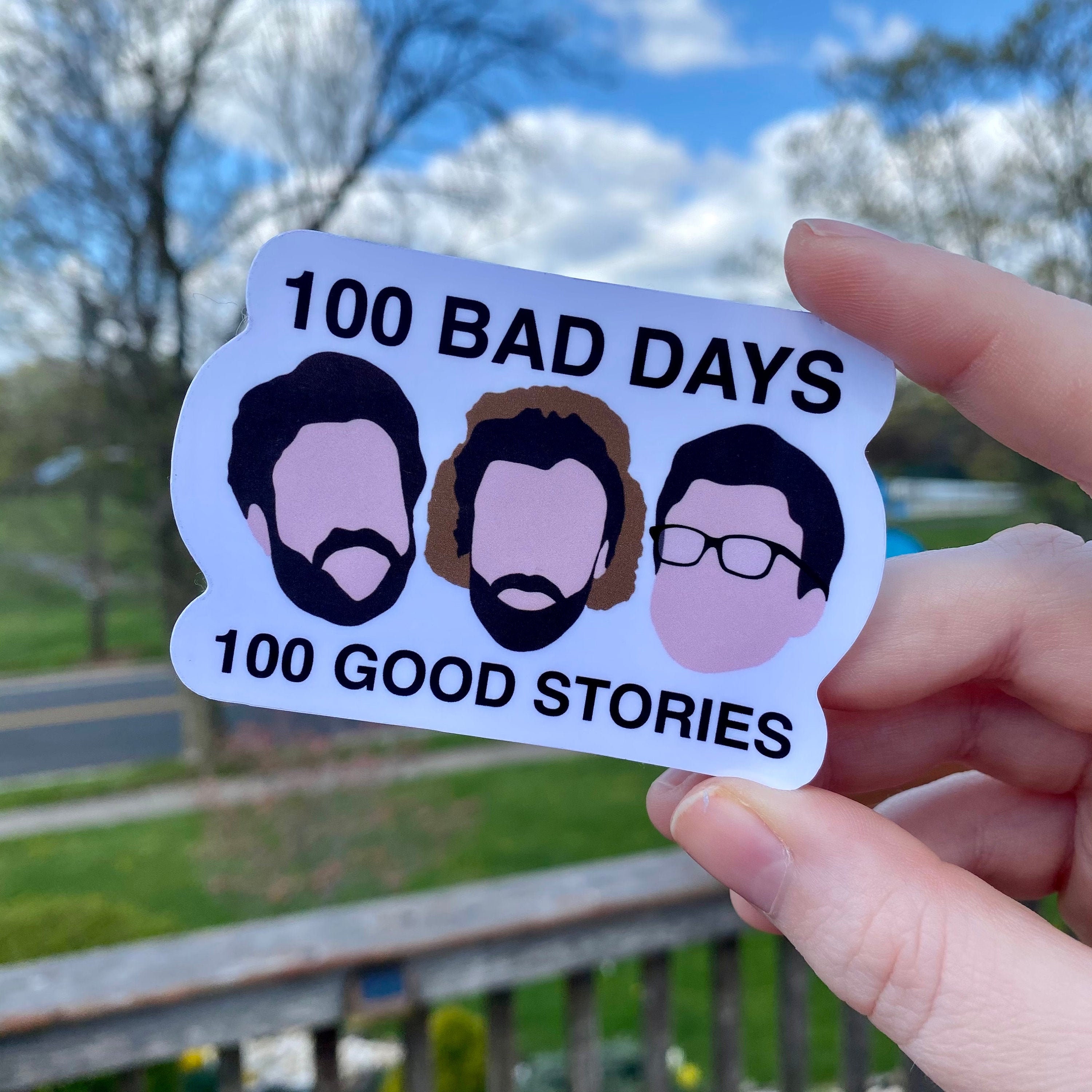 100 Bad Days, 100 Good Stories AJR Band Waterproof Sticker 