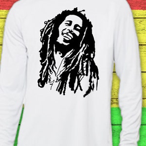 Bob Marley Portrait svg file,  Bob Marley svg, dxf, png, Bob Marley SVG cut file, Bob Marley Vector, Cameo, Silhouette, One Love, bob marley