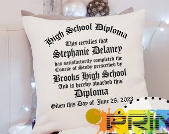 High School Diploma Shirt svg, 2025 Graduation shirt, Senior Shirt, Graduation gift, Graduate 2025, 2025 graduate pillow file, 2025 mug file