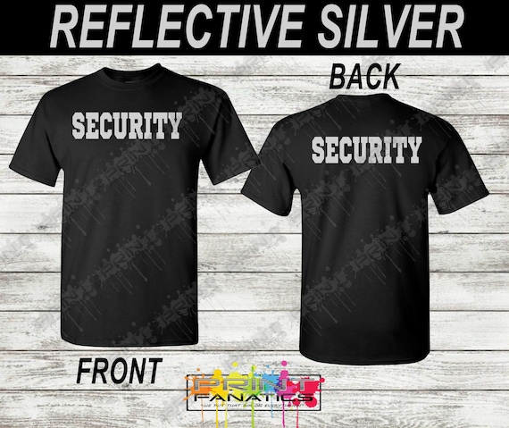 Reflective Security T-shirt, Reflective Silver Tshirt, Even