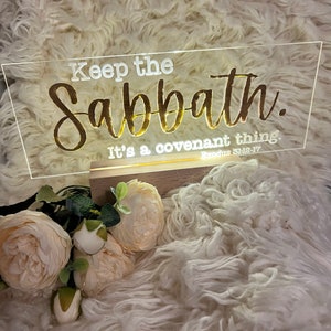 Keep the Sabbath lamp