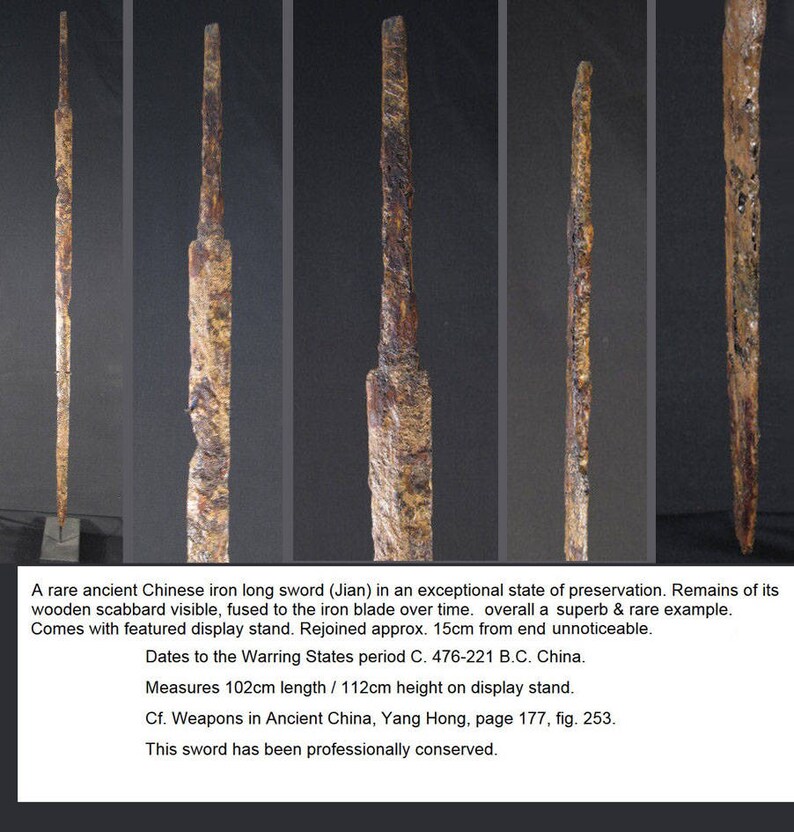 Ancient Iron Sword 476 BC Etsy