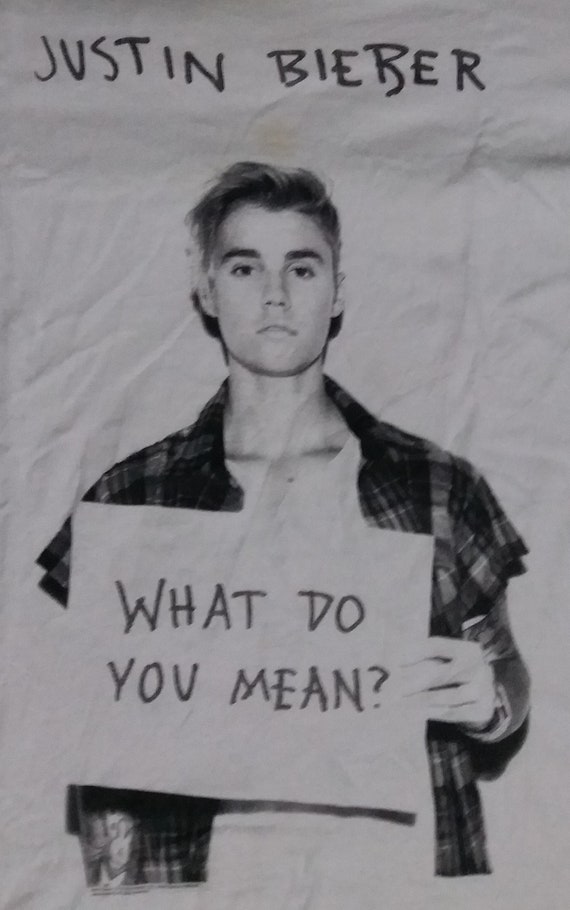 Justin Bieber What Do You Mean Concert Tour T Shirt Etsy Justin Bieber What Do You Mean Concert Tour T Shirt Etsy