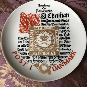 Bing & Grondahl 7&quot; collector plate Post I Danmark