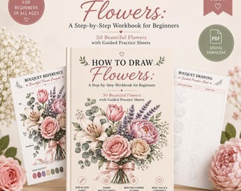 How to draw flowers Practice sheets PDF File, botanical drawing sketching, drawing tips, drawing practice, learn to draw, flower drawing.