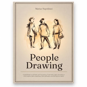 Draw people with People drawing sketchbook, how to draw people, people sketching practice , drawing tips, drawing practice, learn to draw.