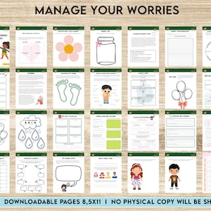 CBT activities for kids ages 8-12 CBT worksheets, anxiety relief, therapy resources, worksheets, social anxiety, social psychology, therapy
