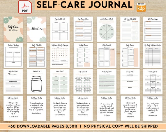 Journal Prompts Printable Mental Health Journal Self Care Journal writing  Prompts Downloadable Journal Pages Self Reflection 