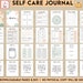 Self-care self love wellness, guided journal With Prompts 63 Pages PDF, 8.5x11' KDP Planner Printable PDF interiors 