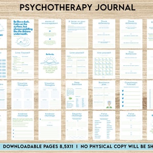 Thought Challenging Worksheets, CBT Therapy, Therapy Journal, Mental Health Printable, Thought Processing, Cognitive Behavioral Therapy
