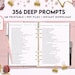 365 Prompts Journal, Mental Health Journal, Self Care Journal, Writing ...