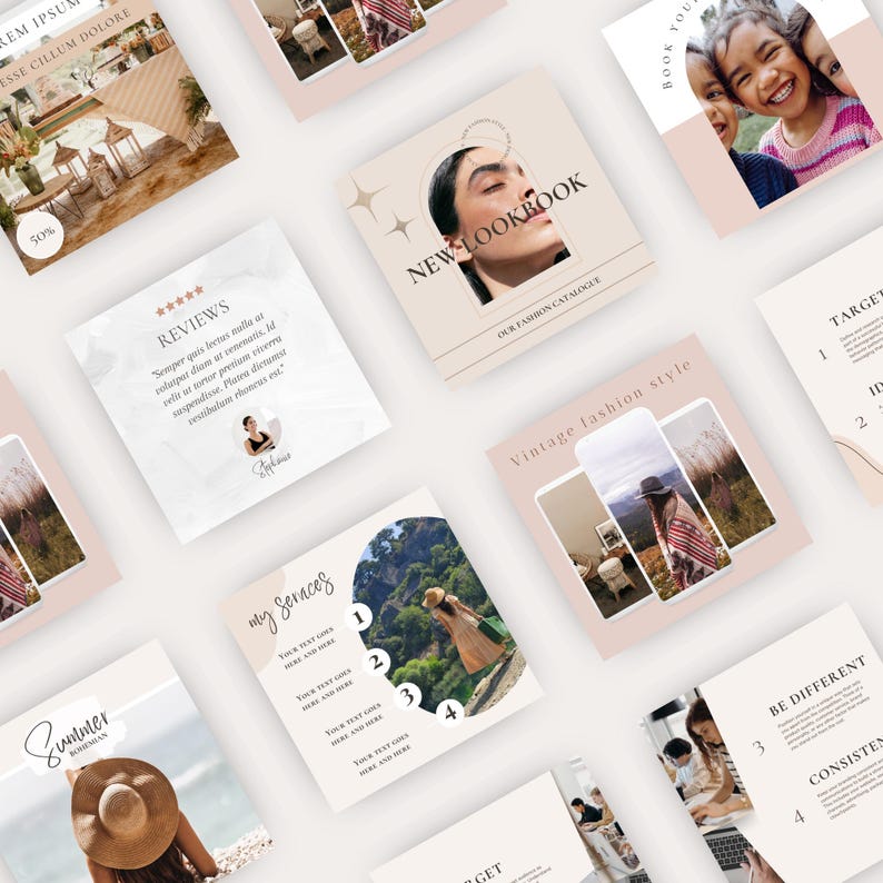 300+ Customizable Instagram Post Templates, Elegant Marketing Templates ...