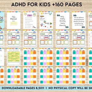 Kids ADHD Planner, kids mental health