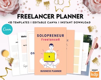 Solopreneur Freelancer Planner, client management , work from home, small business