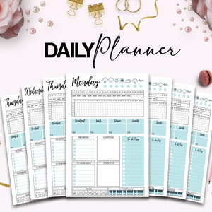 Advanced Daily Planner Editable Templates for Journal, Canva KDP ...