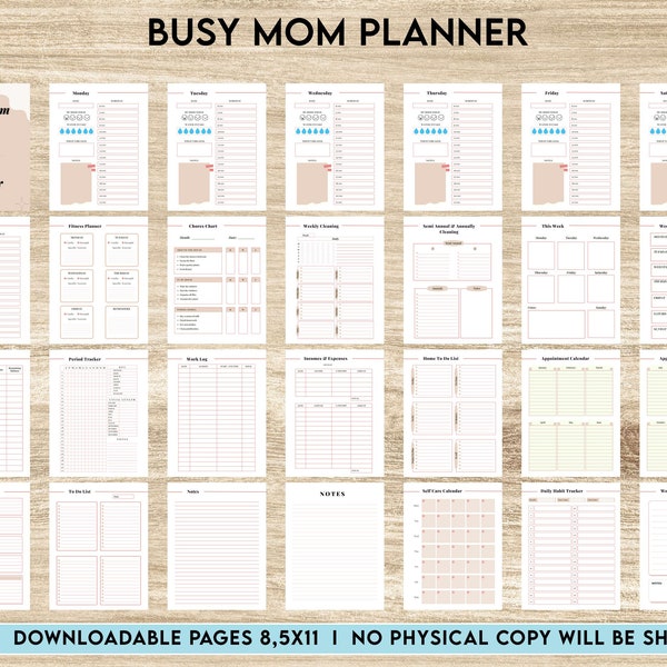 Mom Planner - Etsy