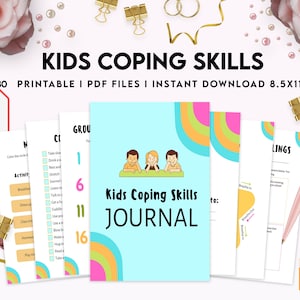 Coping Fähigkeiten für Kinder, Selbstentdeckung für Kinder, Selbstentdeckung für Kinder, Selbstwertgefühl für Kinder, Digitaler Download PDF Datei 8,5x11 inch