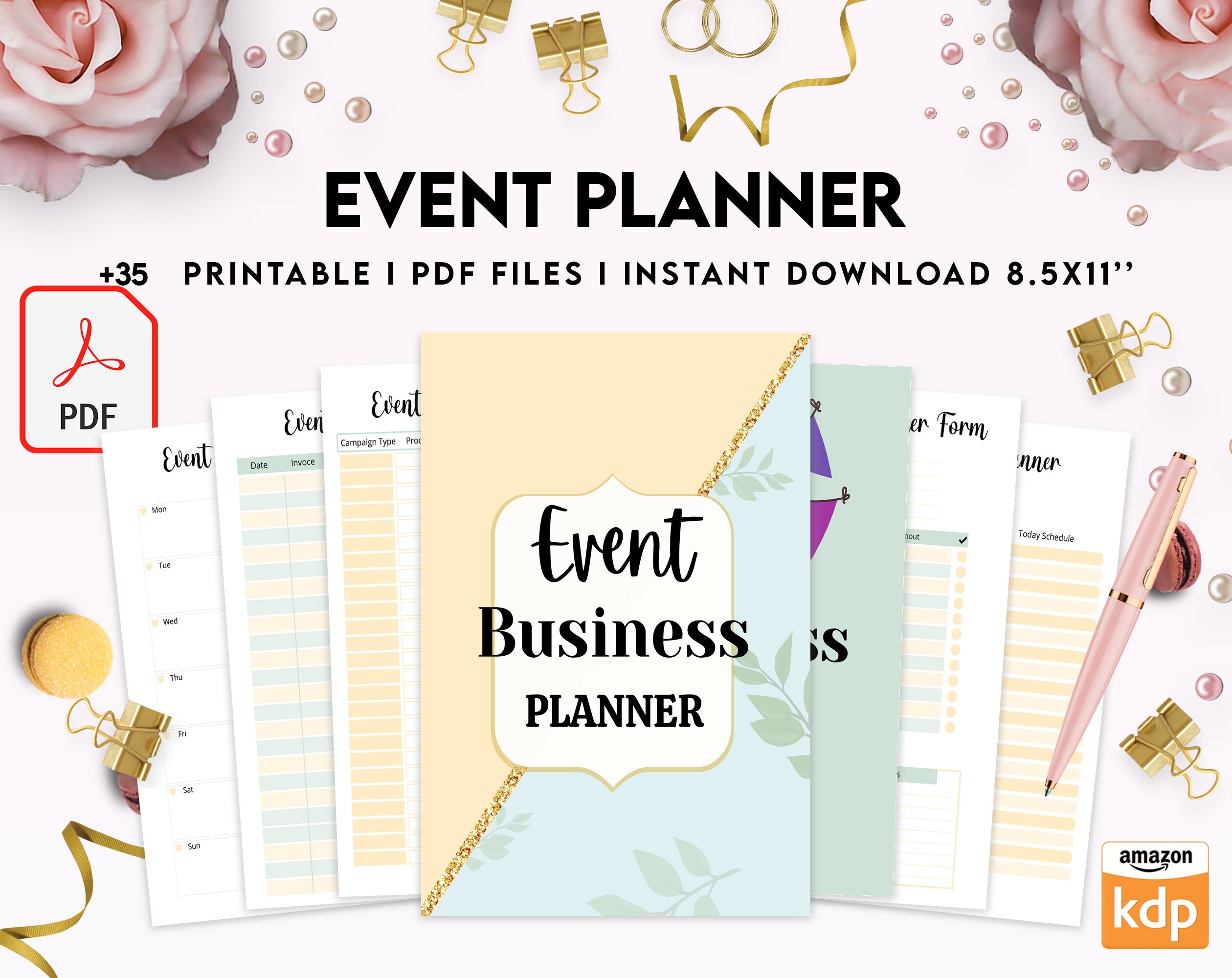 Event Planning Planner Order Form Invoice Tracker... 35 Etsy