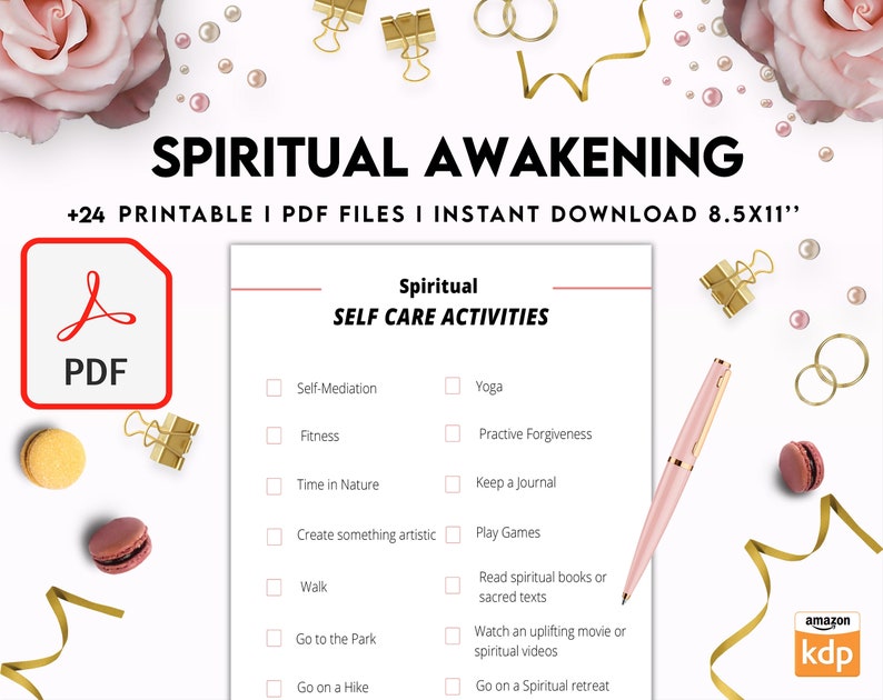 Printable Spiritual Awakening Workbook for Self Discovery - Etsy