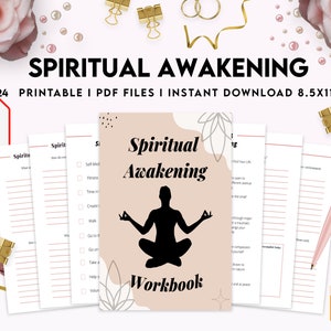 Printable Spiritual Awakening Workbook, Meditation Journal, Self ...