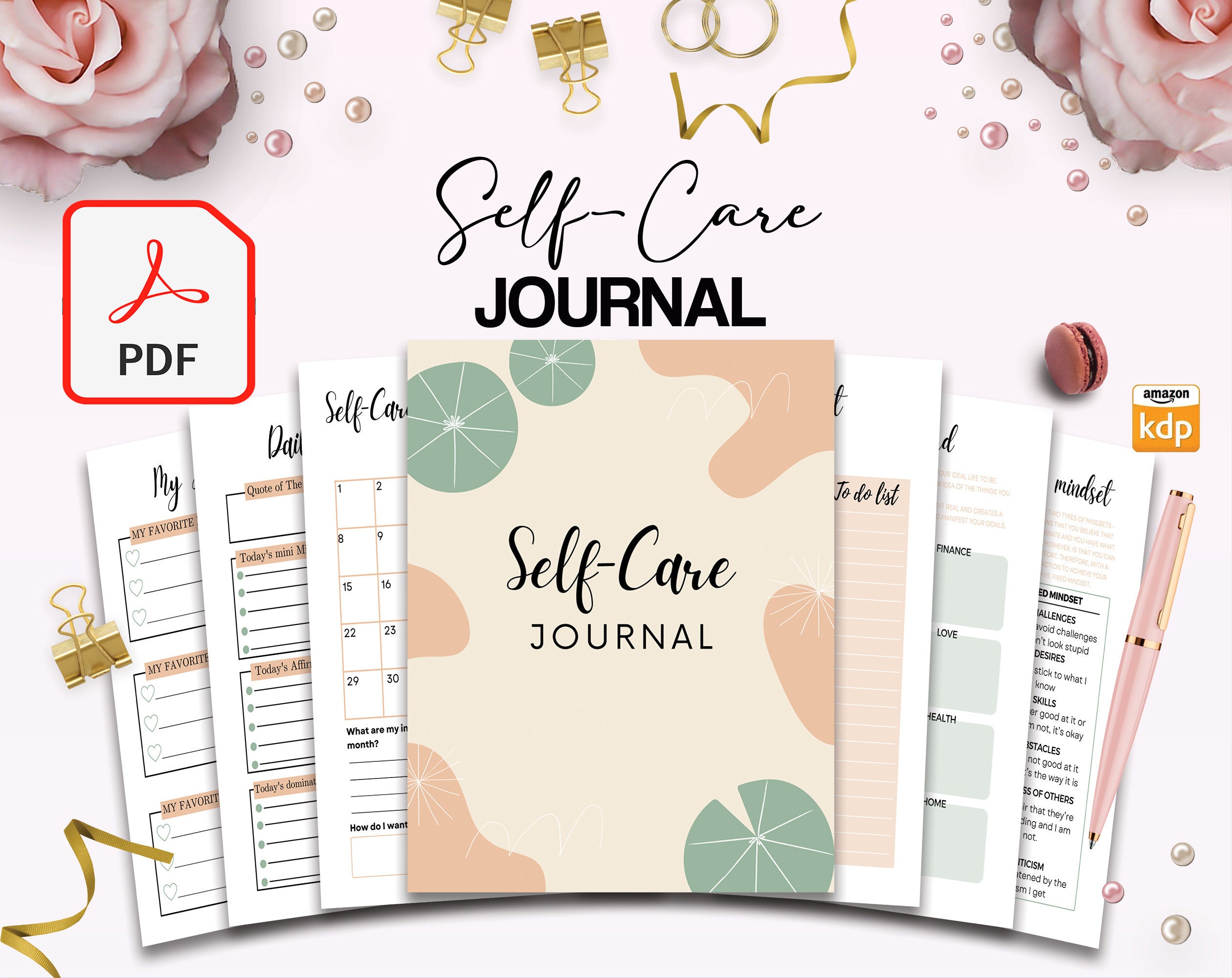Acceptance Journal: Therapy Journal, Ideal for Wellness and Self-Love - 8.5  x 11 PDF