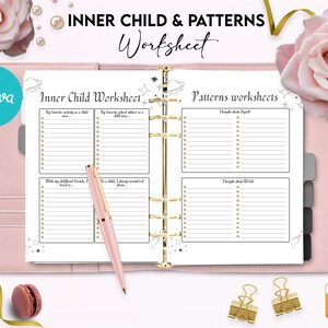 Shadow work guided journal With Prompts 100 Editable Templates, 8.5x11 Canva KDP Planner editable interiors Bundle COMMERCIAL Use image 6