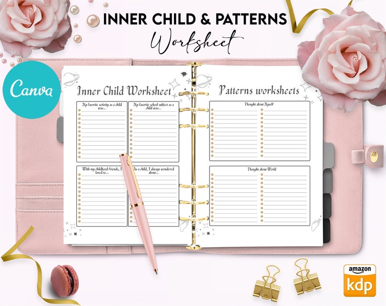 Shadow Work Guided Journal With Prompts 100 Editable Etsy