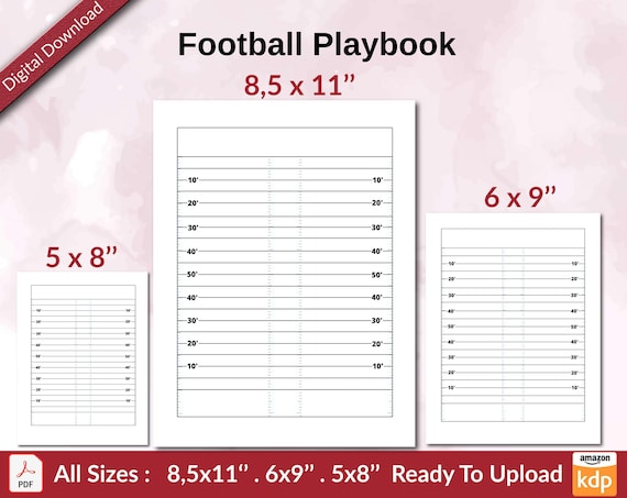 Fussball Playbook | A4 | Arbeitsbuch Für