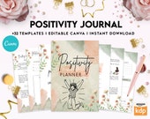 Positivity journal, positive mindset, happiness journal