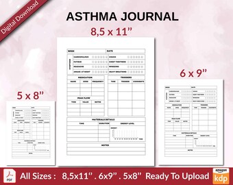 Asthma Log Sheet - Etsy