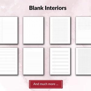 Amazon KDP interiors Bundle +200 book, Blank Journal & Low Content Books Notebook, Workbook... , Ready To Upload PDF COMMERCIAL Use image 7