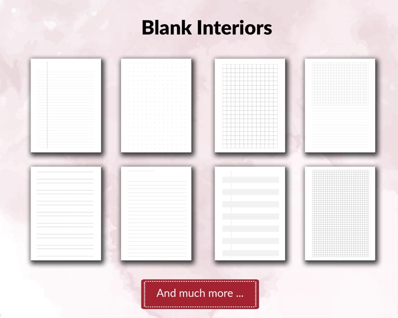 Amazon KDP interiors Bundle +200 book, Blank Journal & Low Content Books Notebook, Workbook... , Ready To Upload PDF COMMERCIAL Use image 7