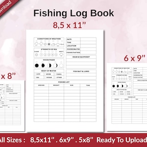 Fishing Log Book 