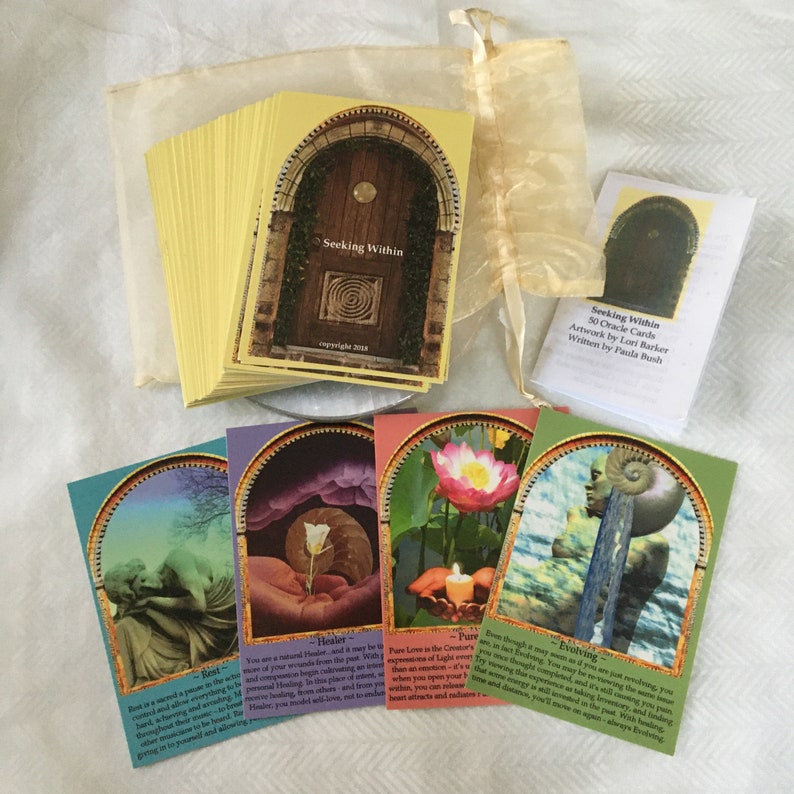 Seeking Within Oracle Cards for Divination and Inspiration and Motivation image 1