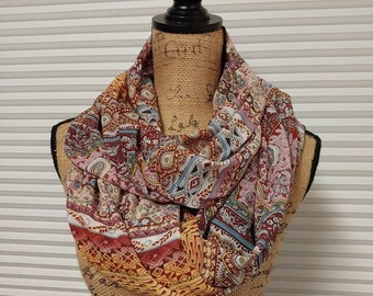 Oversized eclectic tons of style artsy infinity scarf