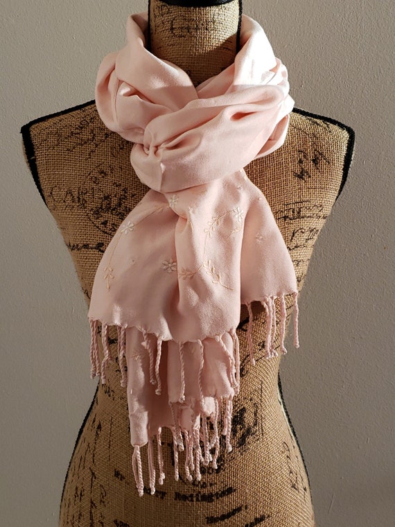 Crazy Horse by liz claiborne baby pink viscose fr… - image 1