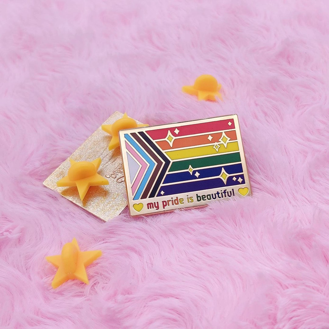 Pride Rainbow LGBTQIA Enamel Pin - Etsy